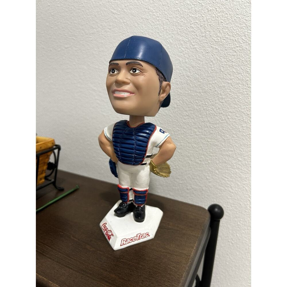 Ivan Pudge Rodriguez Texas Rangers SGA 2001 Bobblehead Collectors Ed Coca Cola